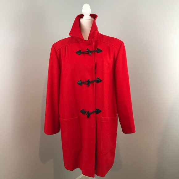 Pendleton Red Toggle Coat - Picture 4 of 6